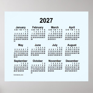 2027 Alice Blue Agenda van Janz Print