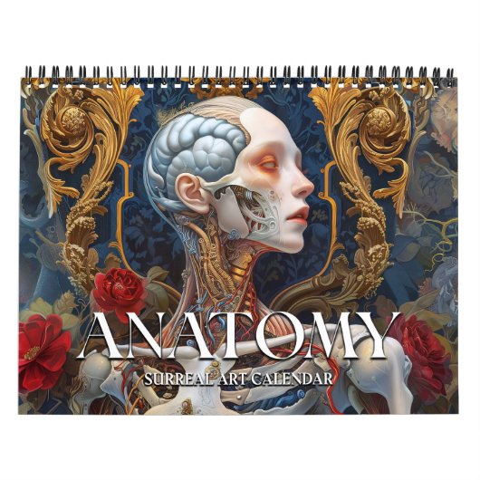 2027 Anatomie 3 Surreal Art Kalendar Kalender (Hoes)