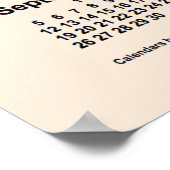 2027 Antieke Witte Kalender van Janz Print (Hoek)