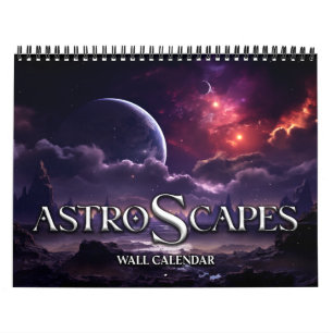2027 Astroscapes Sci-Fi Buitenruimte Landschap Kalender