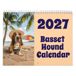 2027 Basset Hound hondenkalender Kalender