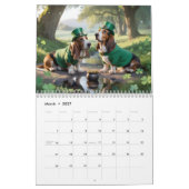 2027 Basset Hound hondenkalender Kalender (Mar 2027)