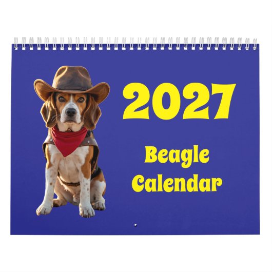 2027 Beagle-hondenkalender Kalender (Hoes)