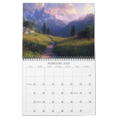 2027 Berglandschappen Kalender (Feb 2025)
