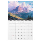 2027 Berglandschappen Kalender (Jan 2025)