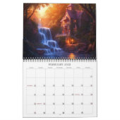 2027 Betoverde Schuilplaatsen Fantasie Kunstkalend Kalender (Feb 2025)