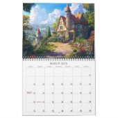 2027 Betoverde Schuilplaatsen Fantasie Kunstkalend Kalender (Mar 2025)
