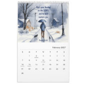 2027 Bijbelverzen Inspirerend  Kalender (Feb 2027)