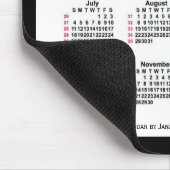 2027 Black 52 weken ISO-kalender van Janz Two Tone Muismat (Hoek)
