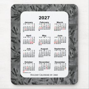 2027 Black Art Holiday Agenda van Janz Muismat