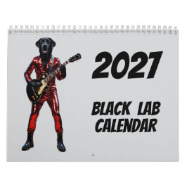 2027 Black Lab-hondenkalender Kalender