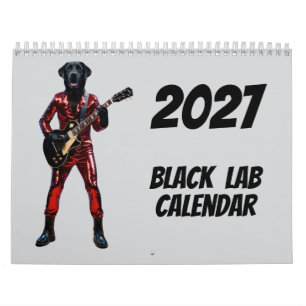 2027 Black Lab-hondenkalender Kalender