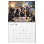 2027 Black Lab-hondenkalender Kalender (Jan 2027)