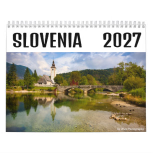 2027 Bled en Slovenië fotografie Kalender