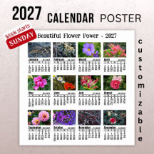 2027 Bloem Foto Agenda - Zondag Week
