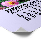 2027 Bloem Foto Agenda - Zondag Week  Poster (Hoek)