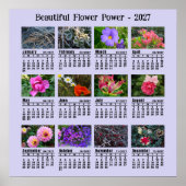 2027 Bloem Foto Agenda - Zondag Week  Poster (Voorkant)
