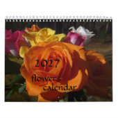 2027 Bloemen Kalender (Hoes)