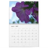2027 Bloemen Kalender (Mar 2027)