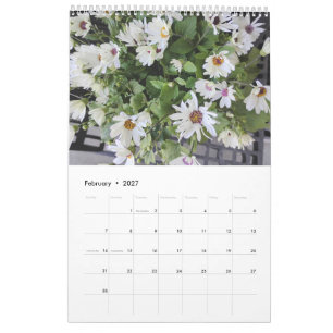 2027 Bloemen Kalender 