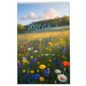 2027 Bloemen Kalender (Hoes)