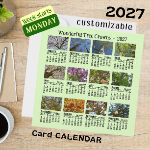 2027 Boomkroon Foto Agenda Maandag Week vlak Kaart