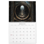 2027 Buitenaardse Architectuur Surrealistische Kun Kalender (Mar 2027)