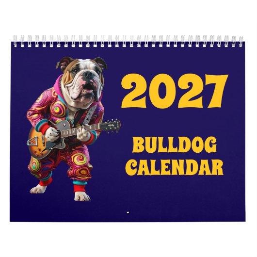 2027 Bulldog Kalender (Hoes)