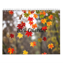 2027 Calendar (Autumn Leaves- Created by Grok) Kalender