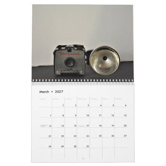 2027 Camera - Kalender (Mar 2027)