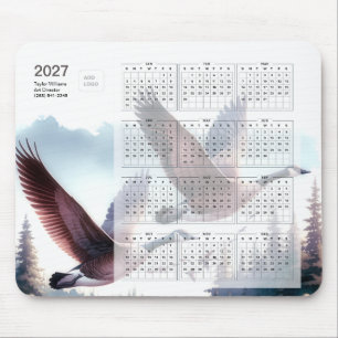 2027 Canadese Ganzen Natuur Business Logo Muismat