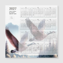 2027 Canadese Ganzen Zakelijk Logo Agenda Kaart 
