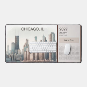 2027 Chicago Skyline Agenda Decoratie Bureaumat