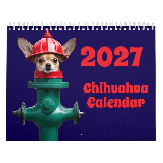 2027 Chihuahua hondenkalender Kalender (Hoes)