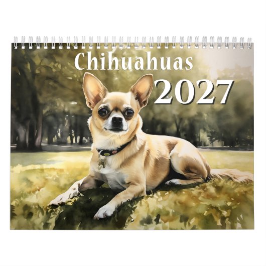 2027 Chihuahua kalender (Hoes)