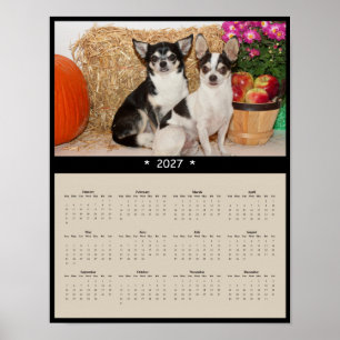 2027 Chihuahua Muurkalender - Kleine Metgezel Poster
