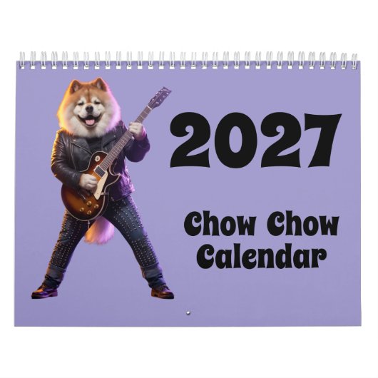 2027 Chow Chow hondenkalender Kalender (Hoes)