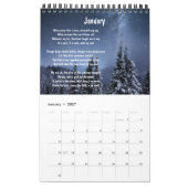 2027 christelijke vintage hymne teksten kalender (Jan 2027)