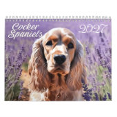 2027 Cocker Spaniels Kalender (Hoes)