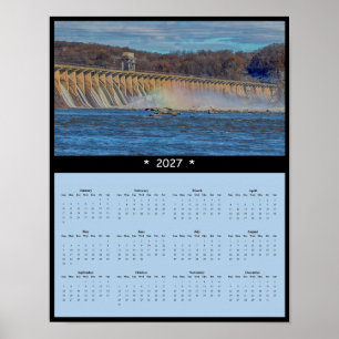 2027 Conowingo Dam Wandkalender - Eagle Haven Poster