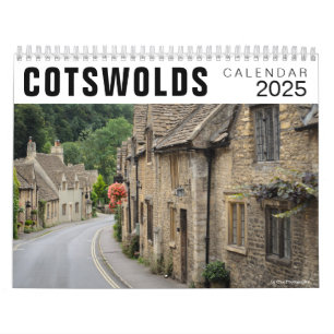 2027 Cotswolds-huizen & -steden foto Kalender