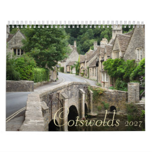 2027 Cotswolds-steden fotografie Kalender