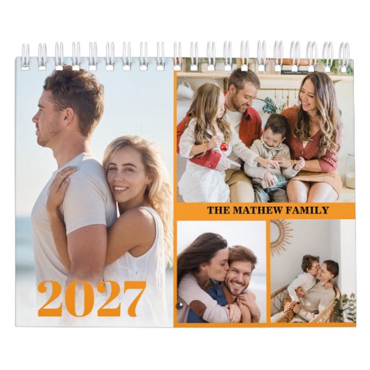 2027 Custom Photo Calendar Simple Create Your Own Kalender (Hoes)