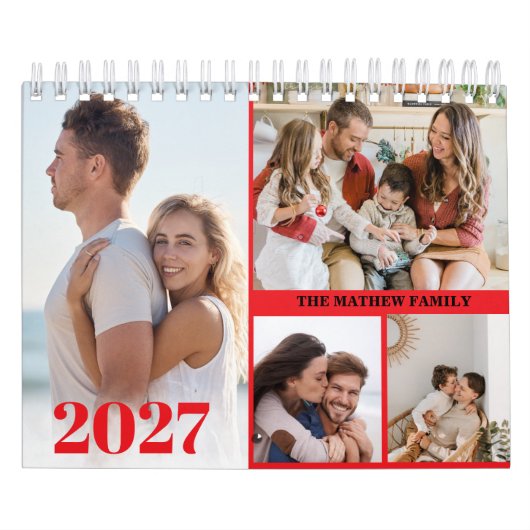 2027 Custom Photo Calendar Simple Create Your Own Kalender (Hoes)