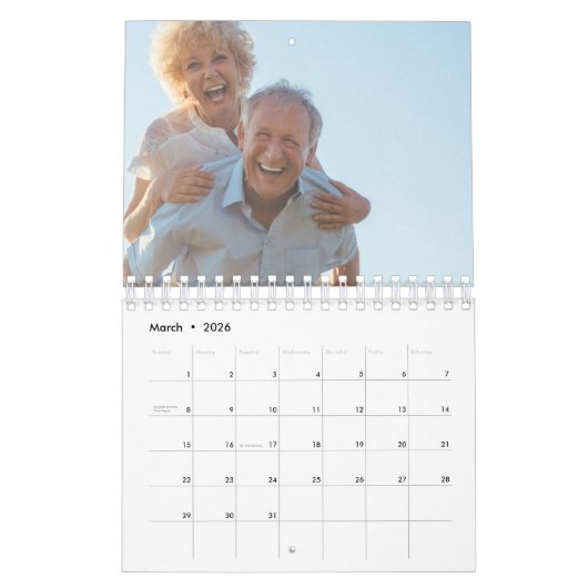 2027 Custom Photo Calendar Simple Create Your Own Kalender (Mar 2026)