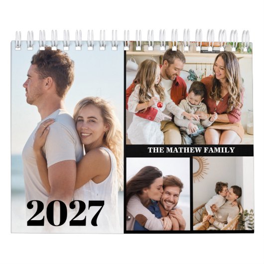 2027 Custom Photo Calendar Simple Create Your Own Kalender (Hoes)