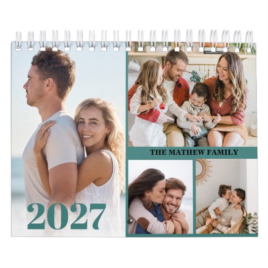 2027 Custom Photo Calendar Simple Create Your Own Kalender (Hoes)