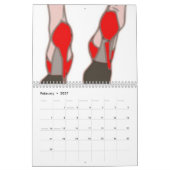 2027 Dames Schoenen Kalender (Feb 2027)