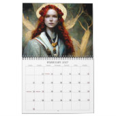 2027 Dames van de Fae 2 Fantasie Kunstkalender Kalender (Feb 2027)