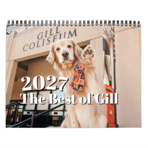 2027 De Beste Gill Golden Retriever Agenda Kalender
